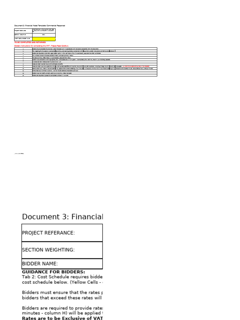 Financial Model Template | PDF
