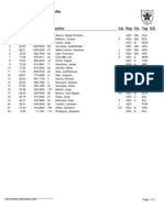 OPEN - Overall Match Results: Printed July 1, 2012 at 16:36