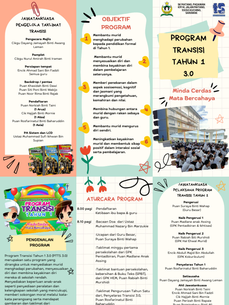 TRANSISI TAHUN 1brochure-2 | PDF