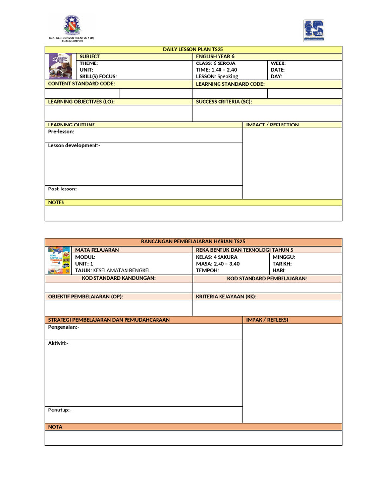 Contoh RPH | PDF