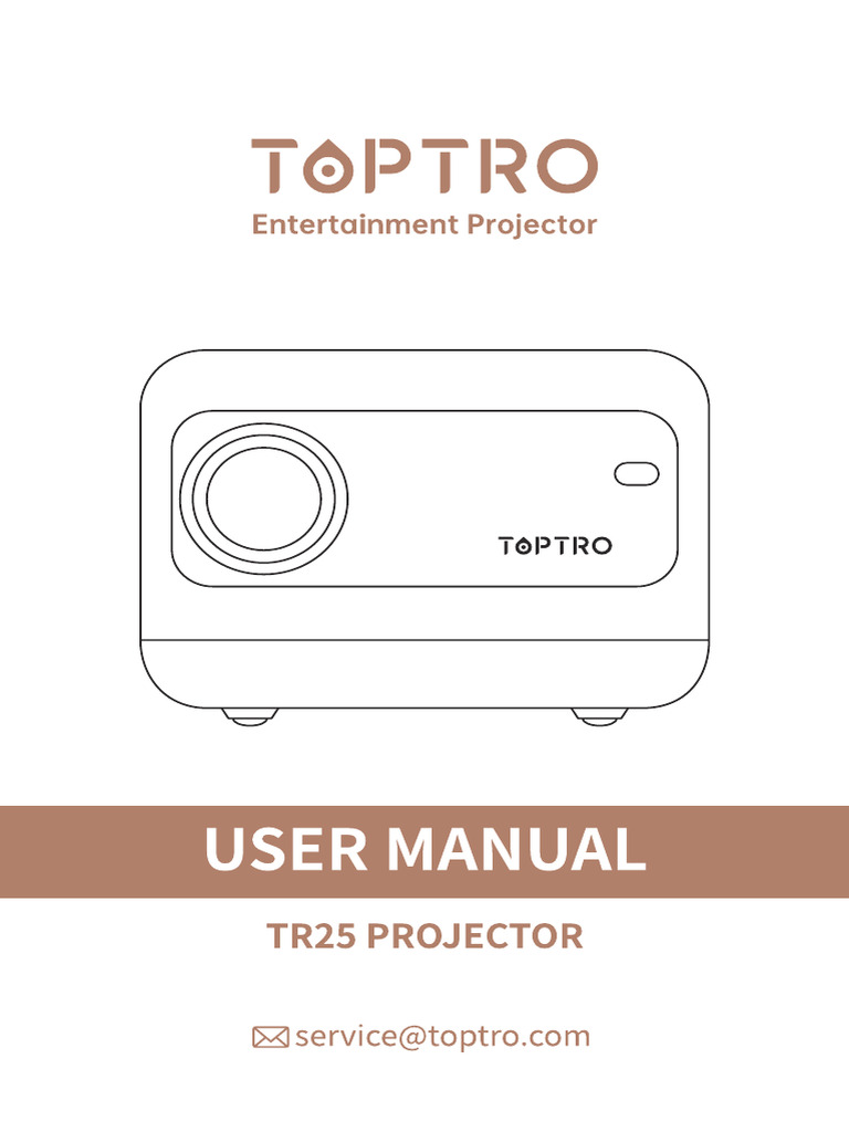 TOPTRO Projector Manual TR25 | PDF