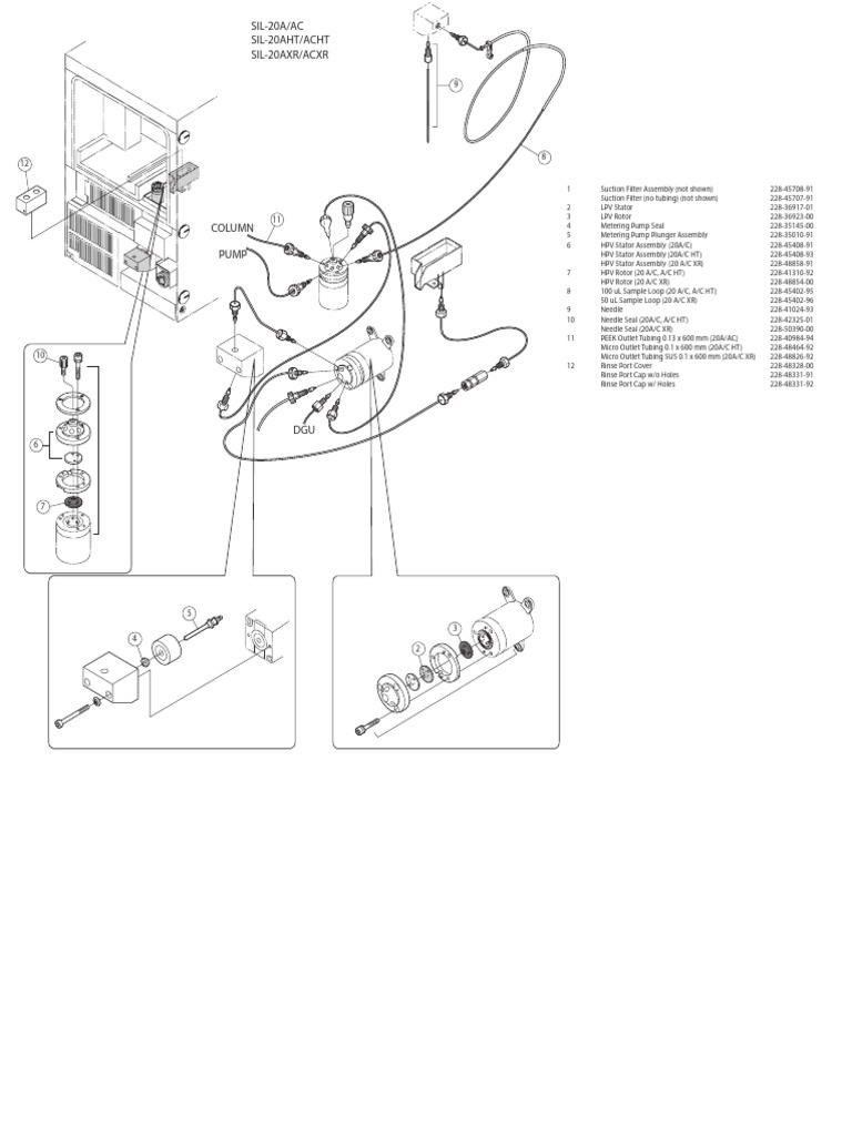 Sil-20a (C) A (C) HT A (C) XR Exploded Ws | PDF | Pump | Manufactured Goods