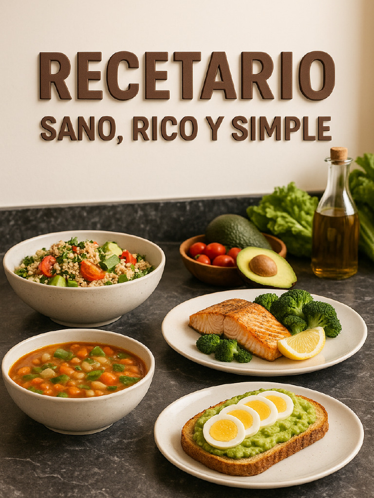 Bono 1 - Recetario Sano Rico y Simple | PDF | ensalada | Vegetales