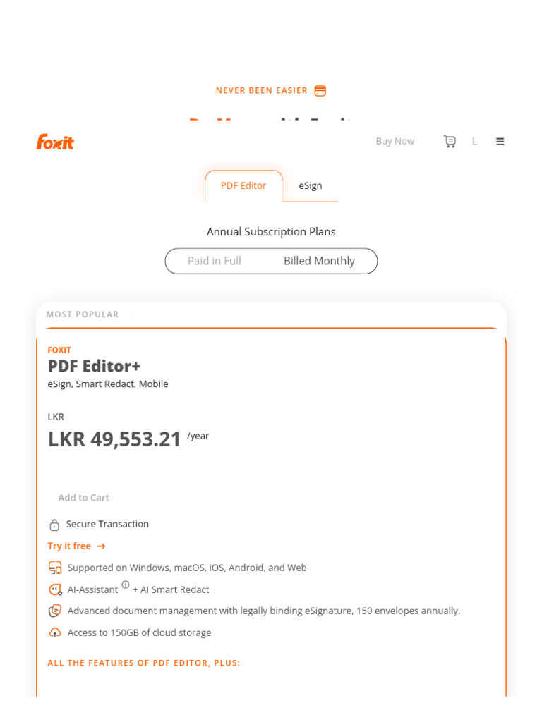 PDF Software Online Store - Foxit | PDF | Computing | Software