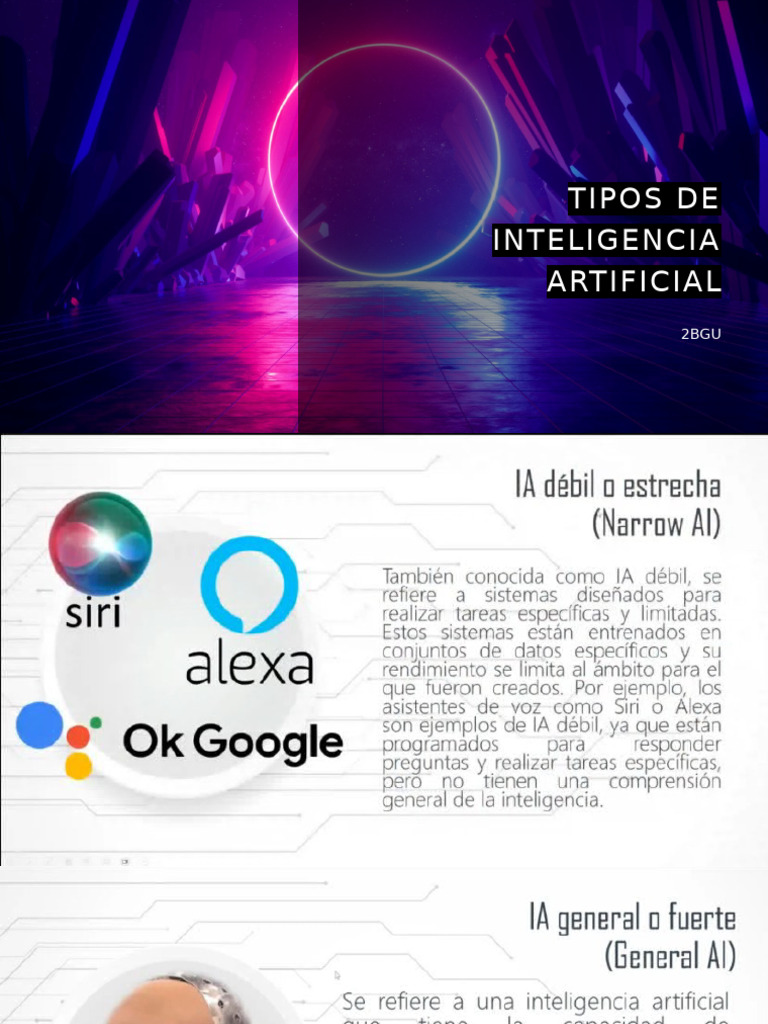 Tipos de Inteligencia Artificial | PDF | Inteligencia artificial ...