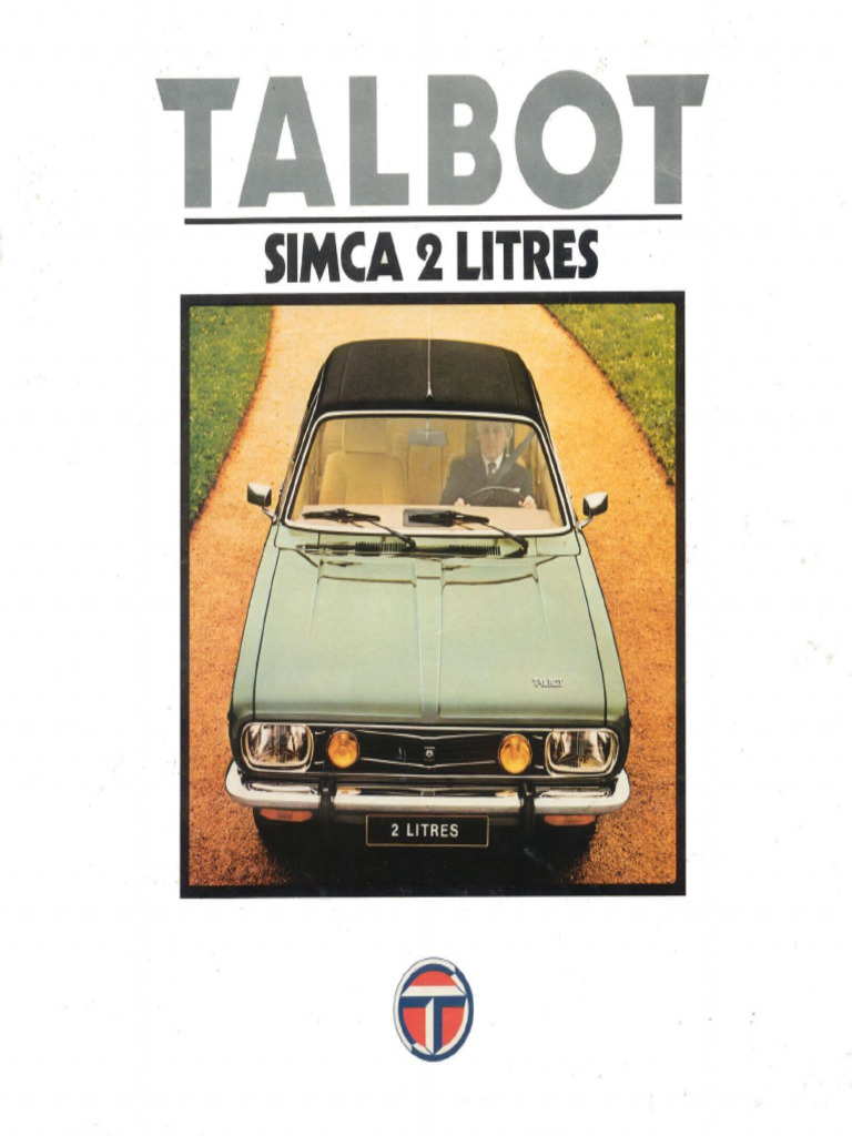 Talbot Simca 2 Litres 1979 NL | PDF