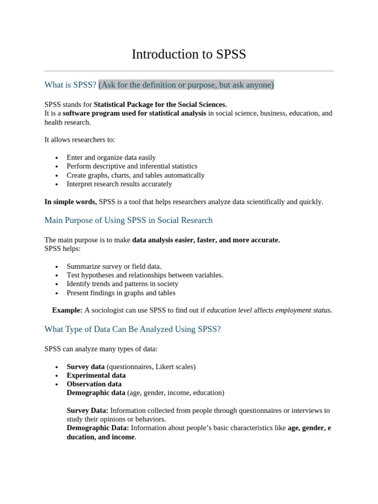 SPSS Mid Term | PDF | Spss | Level Of Measurement
