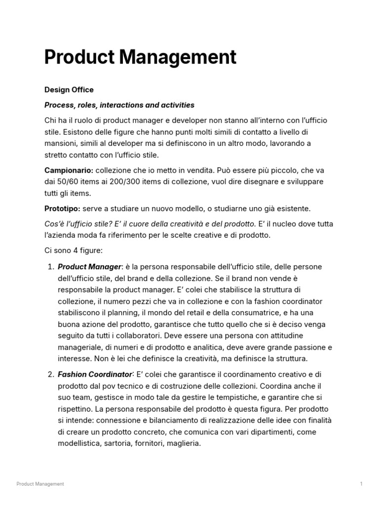 Product Management Notes | PDF