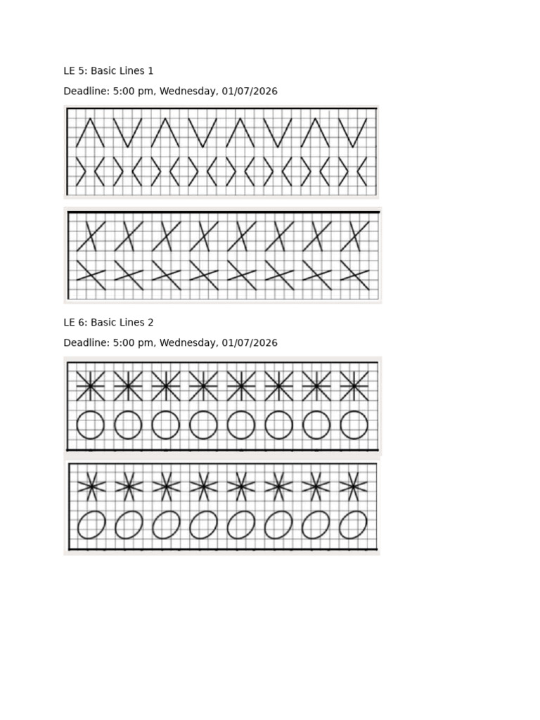 Drawing Exercises | PDF