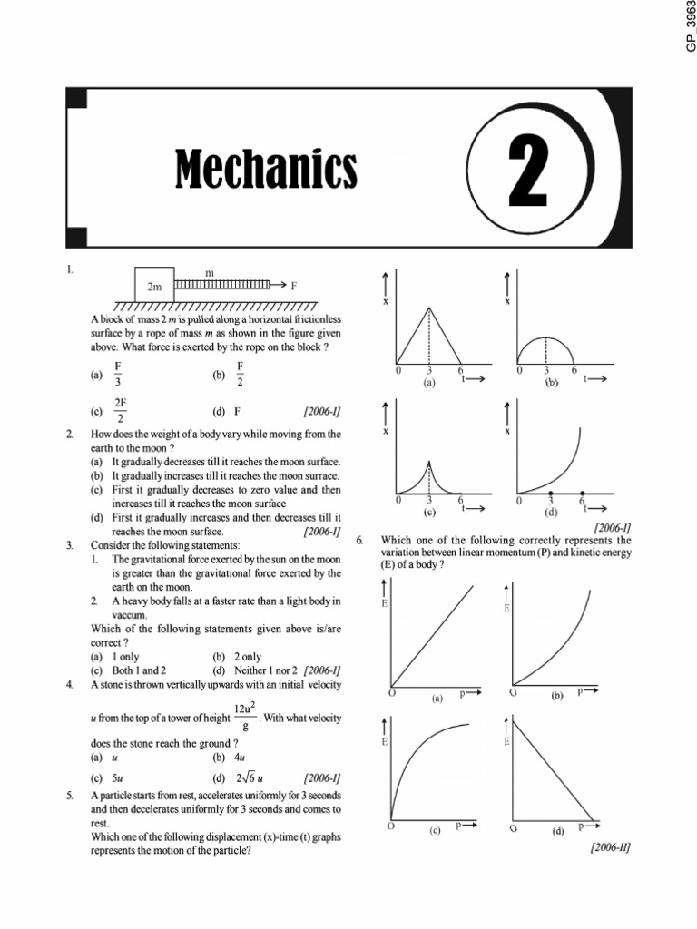 Mechanics (NLM) | PDF