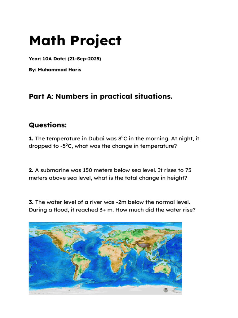 Math Project | PDF