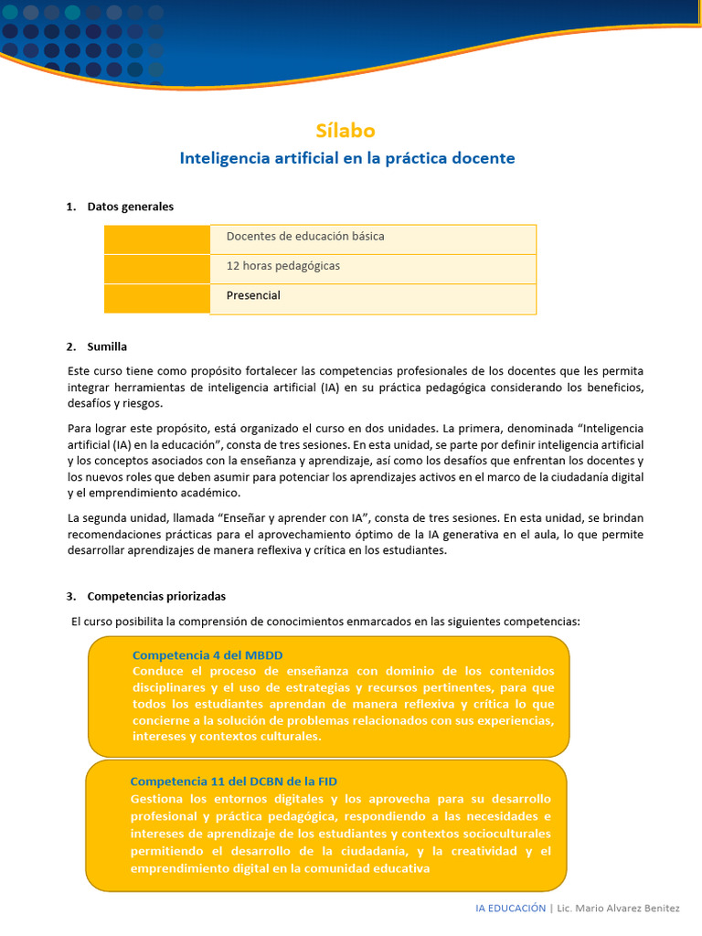 Ia Docente | PDF | Inteligencia artificial | Inteligencia (IA) y semántica