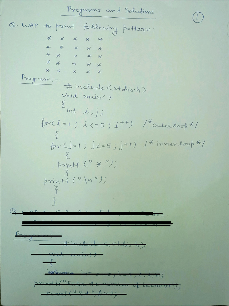 UpdatedImportant Program On Loops | PDF