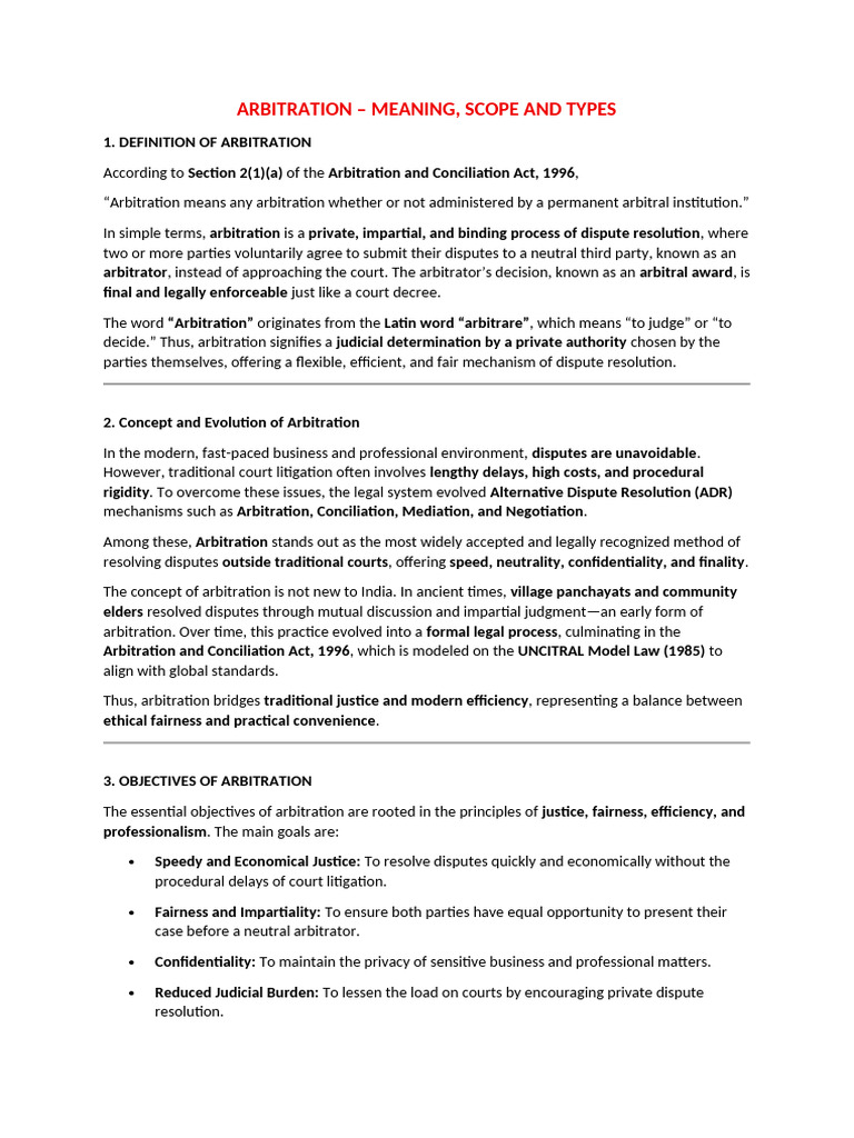 Pple Unit-3 | PDF | Arbitration | Alternative Dispute Resolution