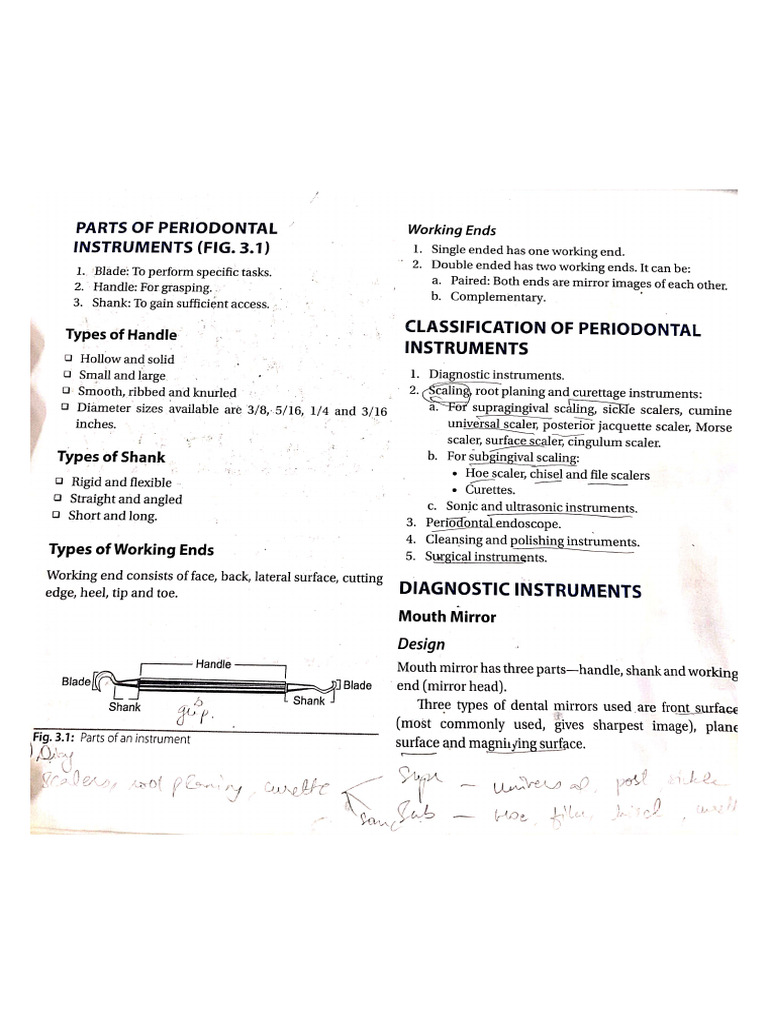 Periodontology Instruments | PDF