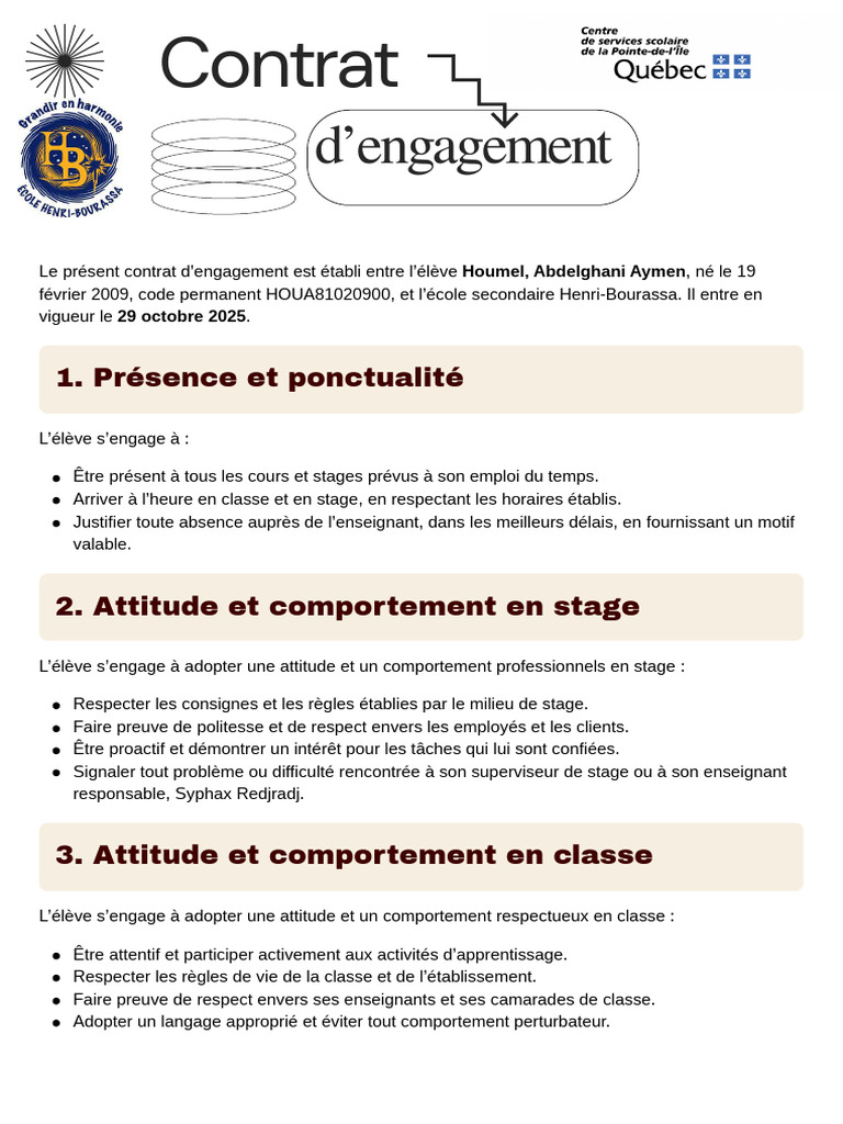 Engagement Contract | PDF