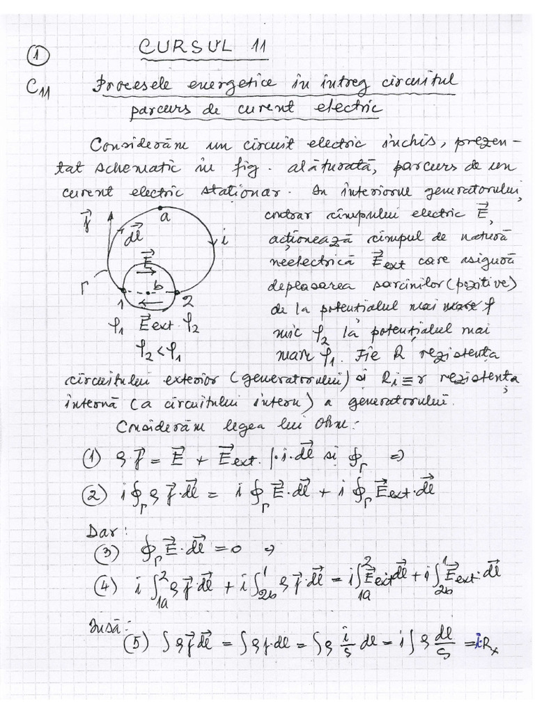Curs 11 Electricitate | PDF