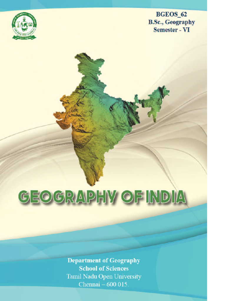 BGEOS 61 Geography of India Book | PDF | Himalayas | Plateau