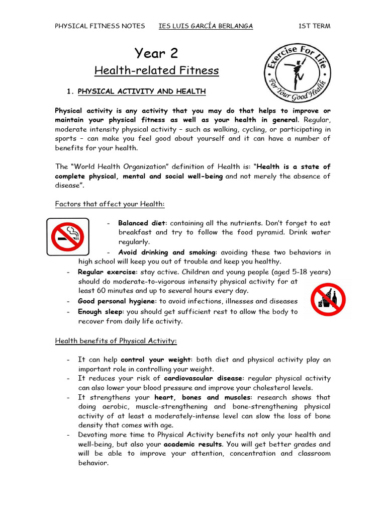 Health Related Fitness y 2 (15 16) | PDF | Heart Rate | Physical Fitness