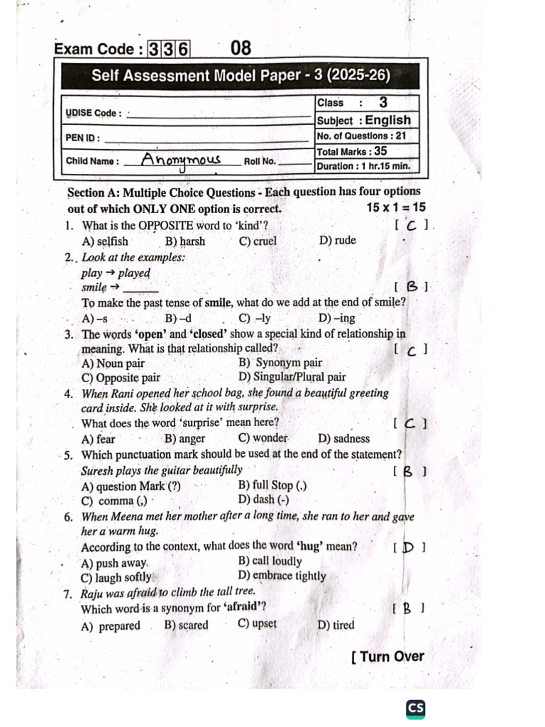 3rd English | PDF