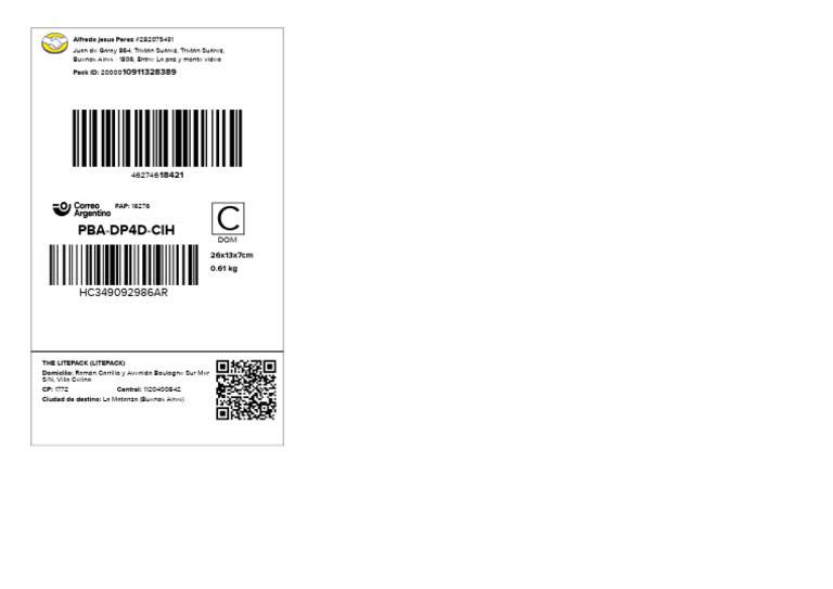 Shipment Labels 260115110239 | PDF