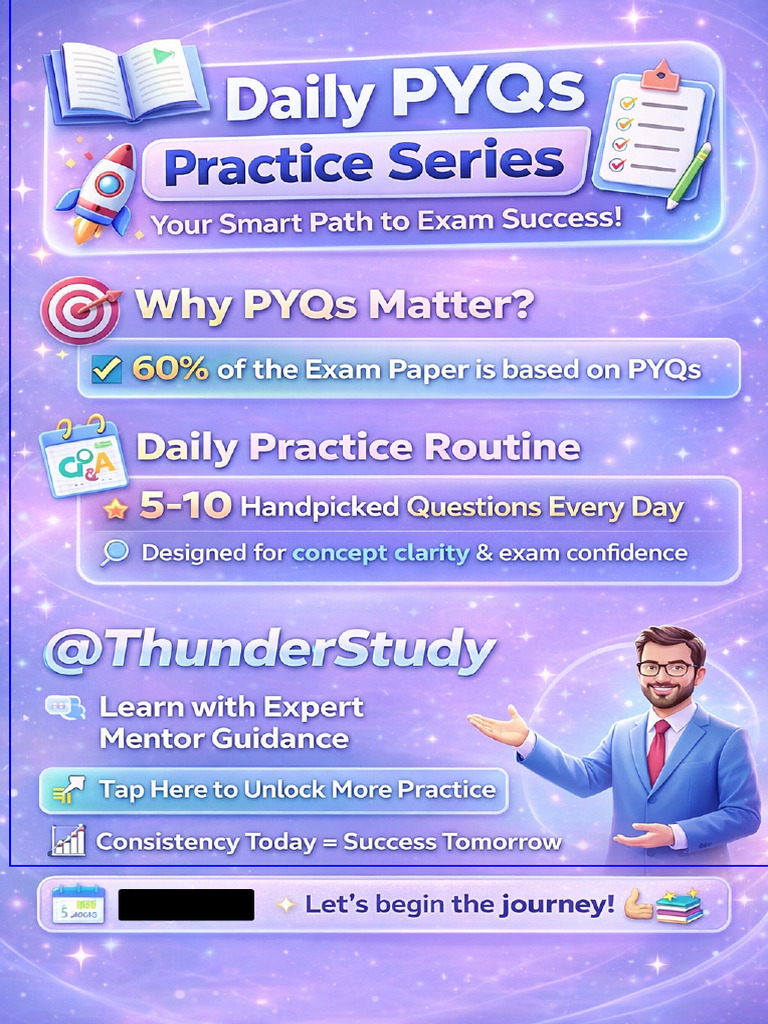 Day 2 PYQs Question Practice @thunderstudy | PDF