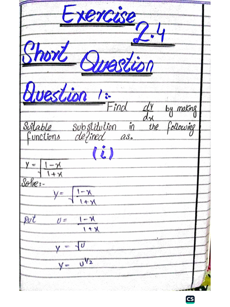 Math Second Year Chapter 2.4 | PDF