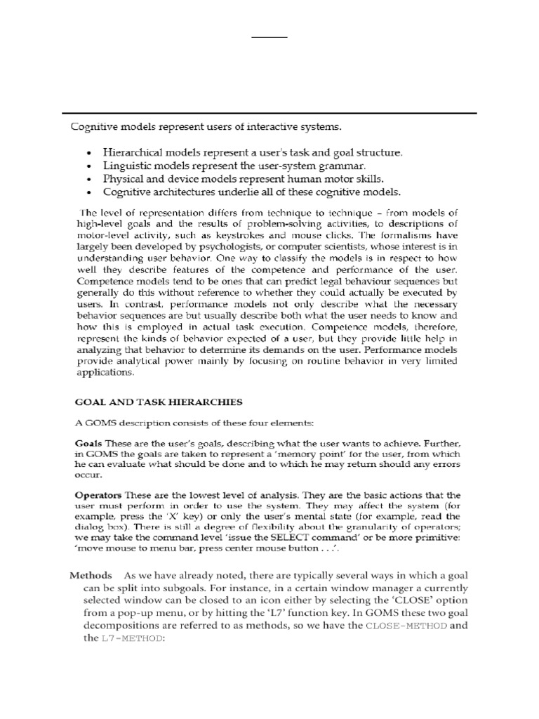 Hci Unit 4 Notes | PDF