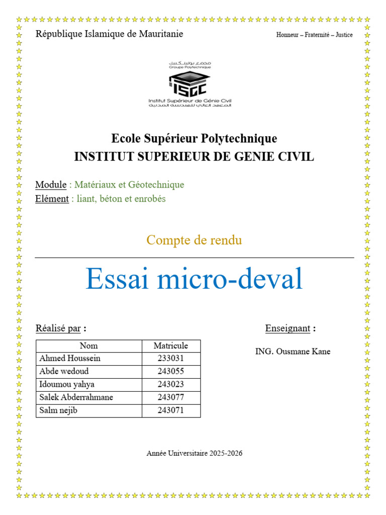 Essai Micro-Deval - Copie | PDF | Ingénierie mécanique | Matériaux
