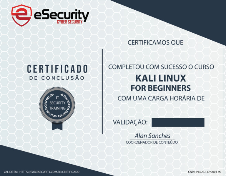 Certificado de Concluso | PDF