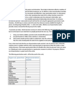 Type of Punctuaction Marks