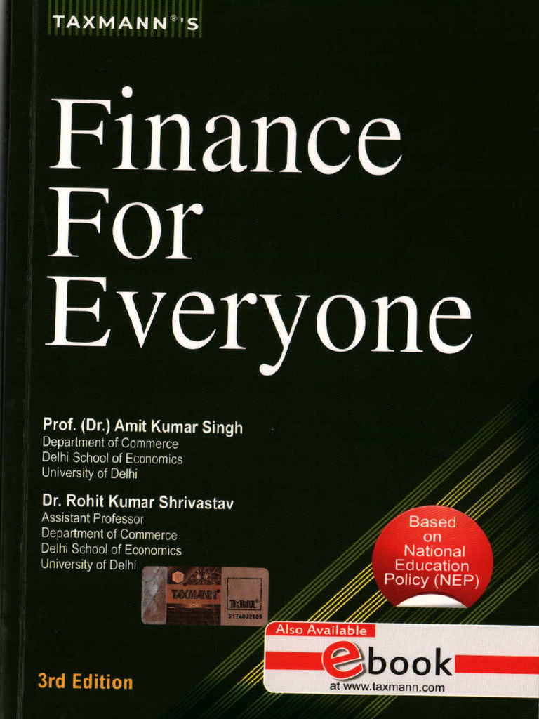 Finance For Everyone PDF | PDF