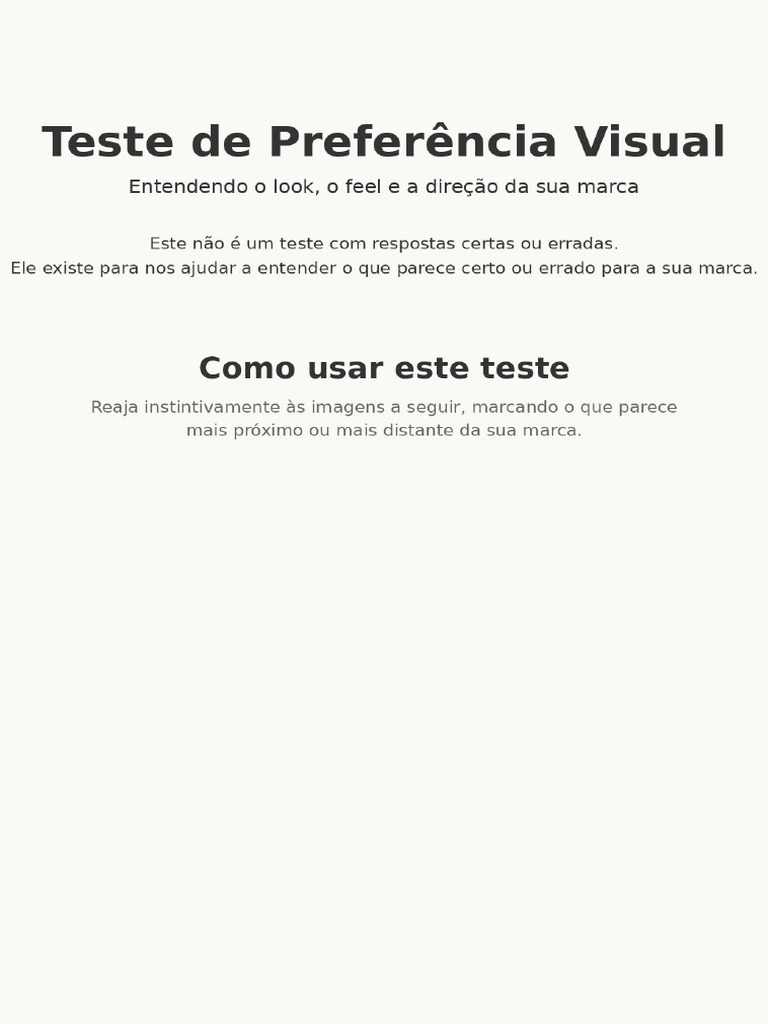 Visual Preference Test Surprise Final | PDF