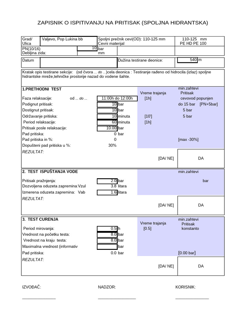 Ispitivanje 1 | PDF