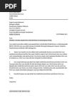Contoh Surat Permohonan Pertukaran