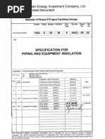 Piping and Equipment Insulation
