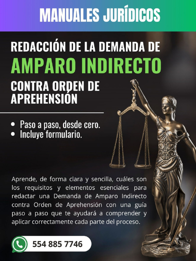 Amparo Indirecto Contra Orden de Aprehension-Comp | PDF | Derecho ...