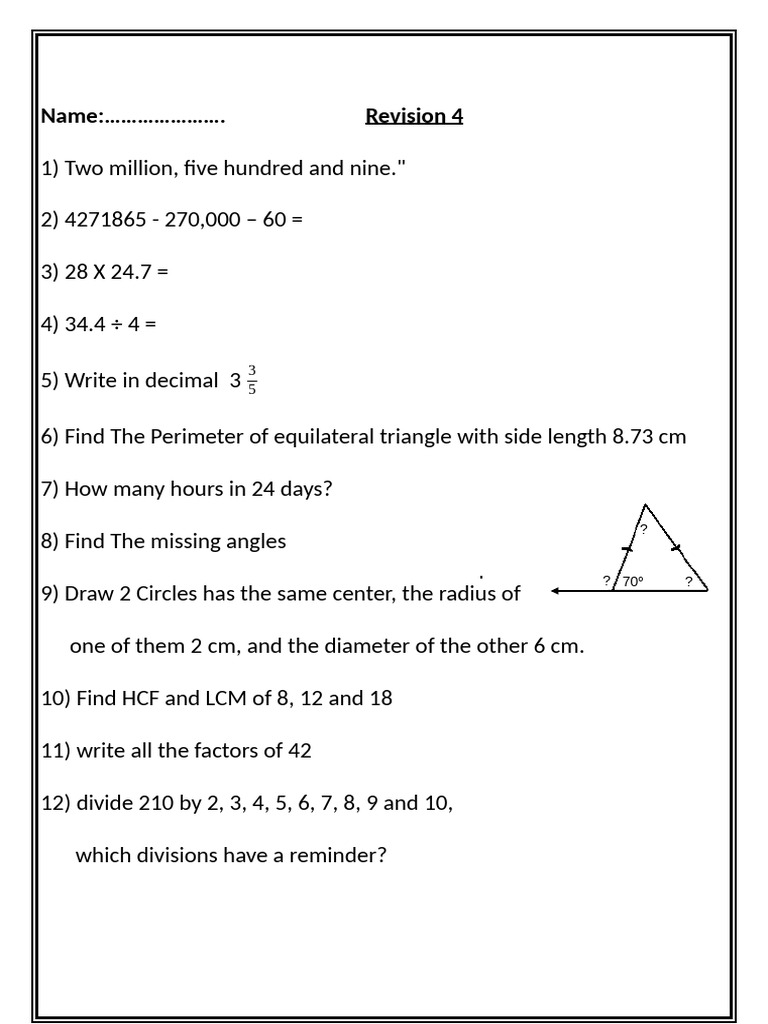Grade 6 Try 4 | PDF