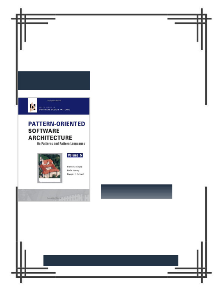 Pattern Oriented Software Architecture On Patterns and Pattern ...