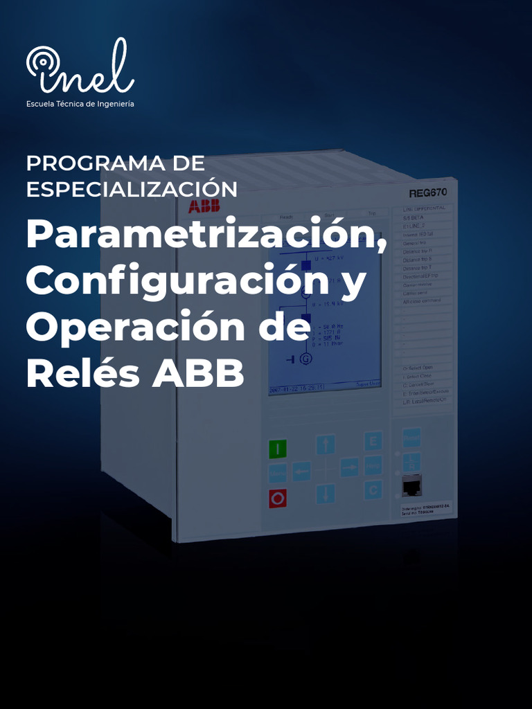 Programa de Especialización Parametrización, Configuración y Operación ...