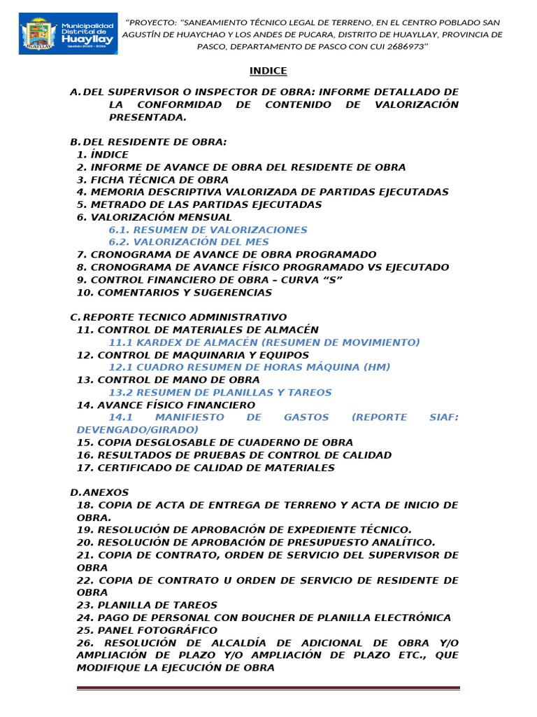 Indice | PDF