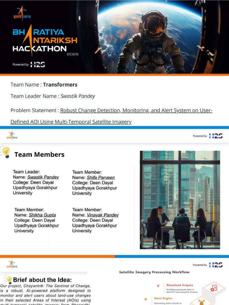 Transformers Idea Deck For Bharatiya Antariksh Hackathon 2025) | PDF