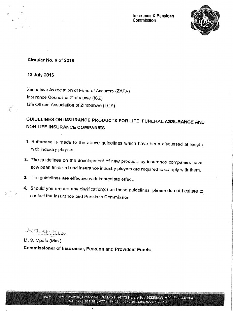 Circular 6 of 2016 | PDF