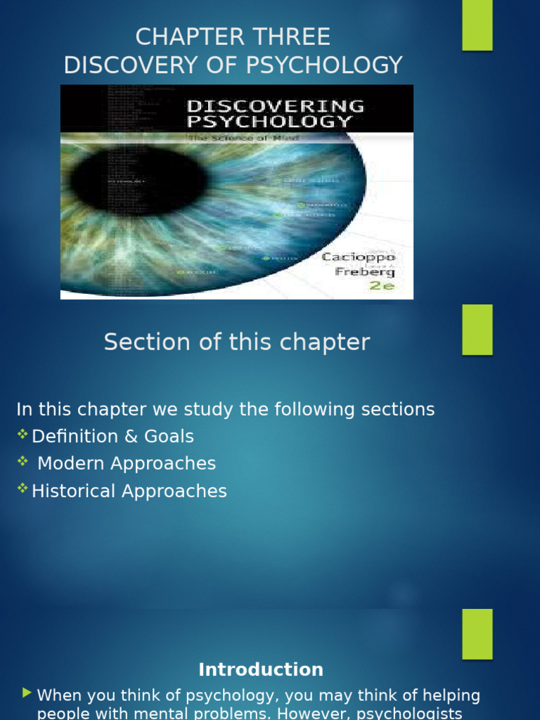 Chapter Three Psychology Discovery | PDF | Psychology | Mental Processes