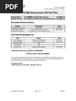 Test Plan