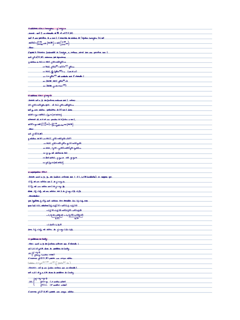 Maths Colle | PDF | Mathématiques | Analyse mathématique