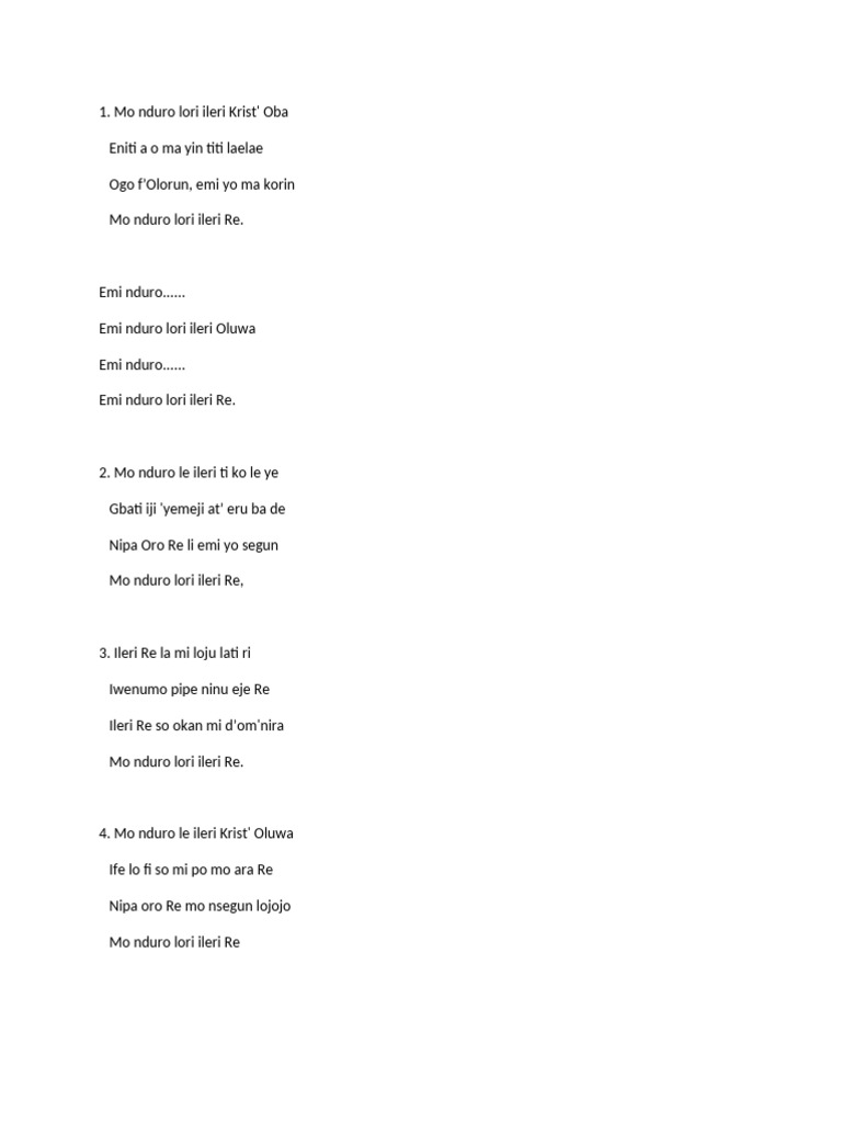 Choir Rendition | PDF