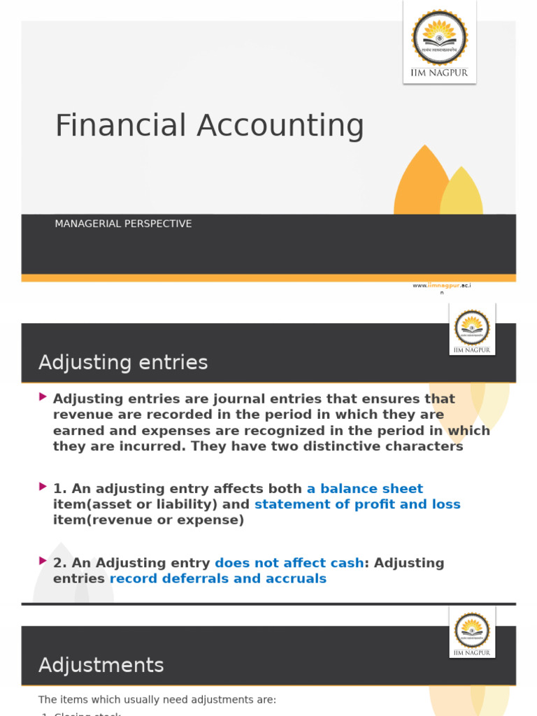Adjusting Entries | PDF | Bad Debt | Expense