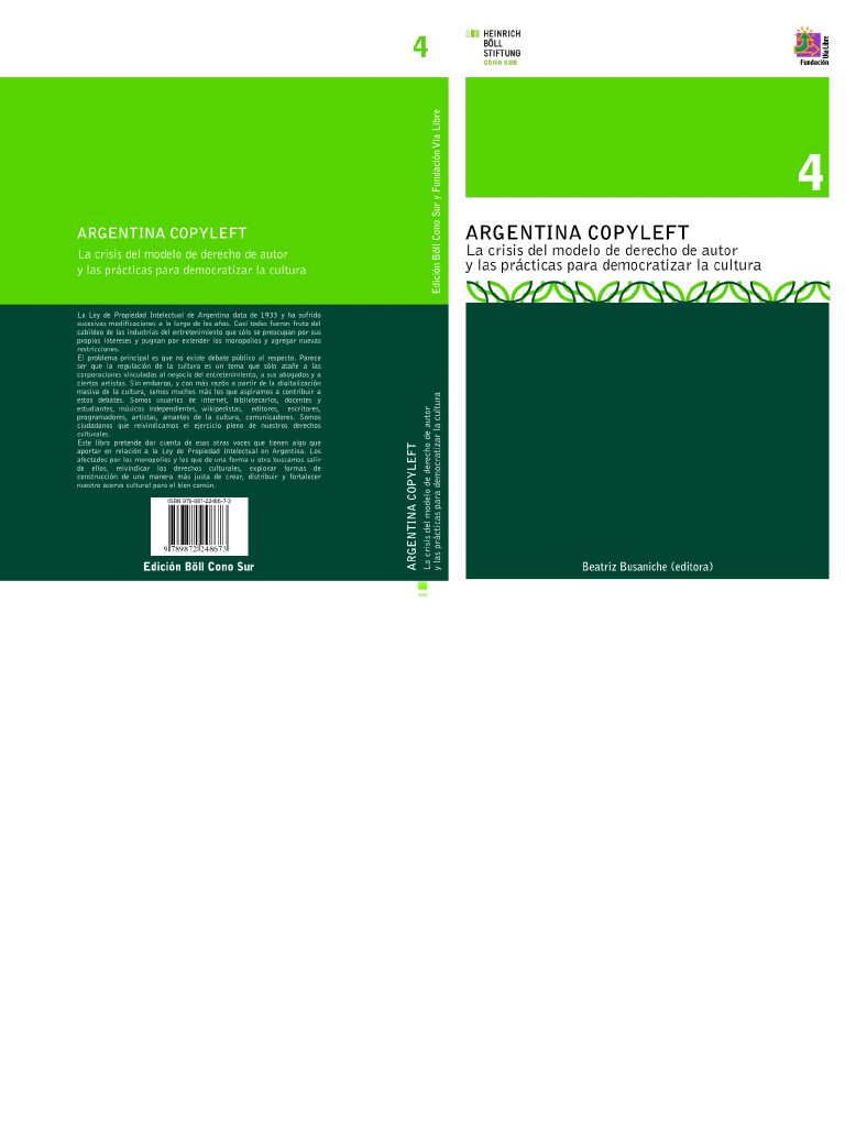 Argentina Copy Left | PDF | Bibliotecas | Ley de derechos de autor del ...