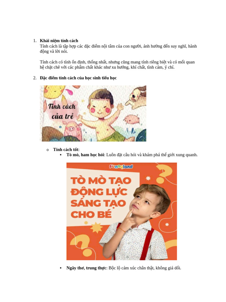CSTL-Tính Cách | PDF